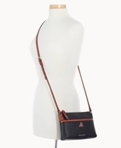 MLB Diamondbacks Ginger Crossbody DIAMONDBACKS -Online Sale Dooney & Bourke B0018G AWBLPATNDBAK ALT4