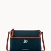 MLB Athletics Ginger Crossbody ATHLETICS -Online Sale Dooney & Bourke B0018G AWBLPATNOAKA