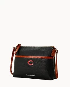 MLB Reds Ginger Crossbody Reds 12 MLB Reds Ginger Crossbody Reds -Online Sale Dooney & Bourke B0018G AWBLPATNREDS ALT1