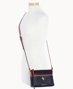 MLB Rockies Ginger Crossbody ROCKIES 18 MLB Rockies Ginger Crossbody ROCKIES -Online Sale Dooney & Bourke B0018G AWBLPATNROKI ALT4 1