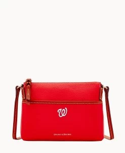 MLB Nationals Ginger Crossbody NATIONALS -Online Sale Dooney & Bourke B0018G AWRDPATNNTNL 1