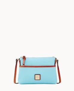 Pebble Grain Ginger Crossbody Caribbean Blue -Online Sale Dooney & Bourke B0018G AWYTPATN 1