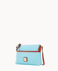 Pebble Grain Ginger Crossbody Caribbean Blue -Online Sale Dooney & Bourke B0018G AWYTPATN ALT1