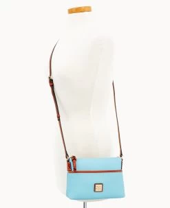 Pebble Grain Ginger Crossbody Caribbean Blue -Online Sale Dooney & Bourke B0018G AWYTPATN ALT4 1