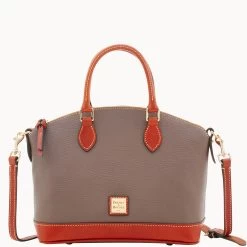 Pebble Grain Darcy Satchel Red -Online Sale Dooney & Bourke B0239G AWELPATN