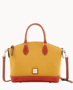 Pebble Grain Darcy Satchel Red -Online Sale Dooney & Bourke B0239G AWLEPATN