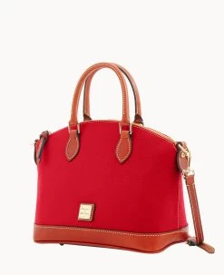 Pebble Grain Darcy Satchel Red -Online Sale Dooney & Bourke B0239G AWRDPATN ALT1