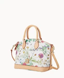 Botanical Collection Darcy Satchel White -Online Sale Dooney & Bourke B0239G BZWHSVNA ALT1 1