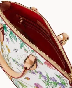 Botanical Collection Darcy Satchel White -Online Sale Dooney & Bourke B0239G BZWHSVNA ALT2 1