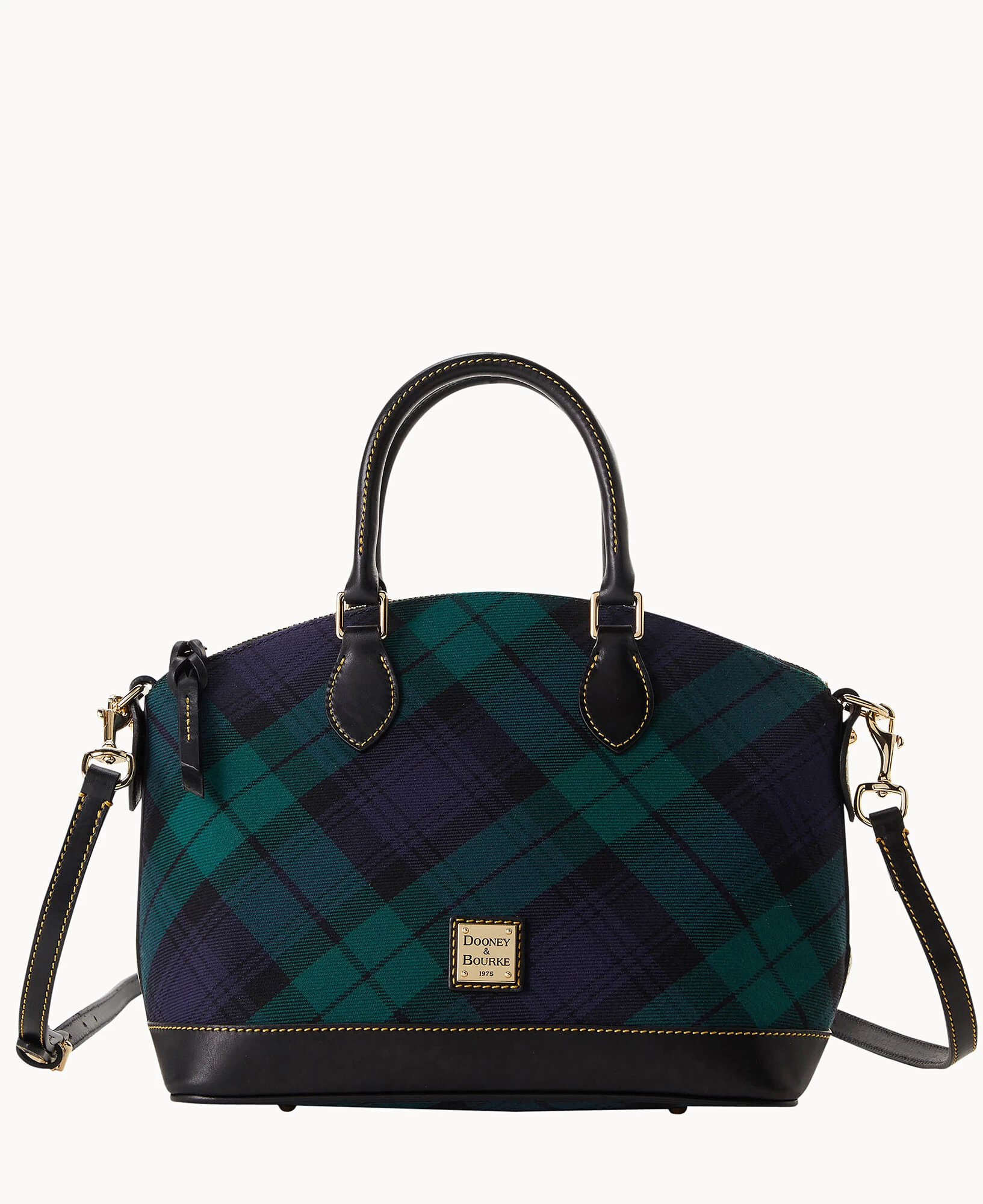 Tartan Darcy Satchel White 14 Tartan Darcy Satchel White - Image 12