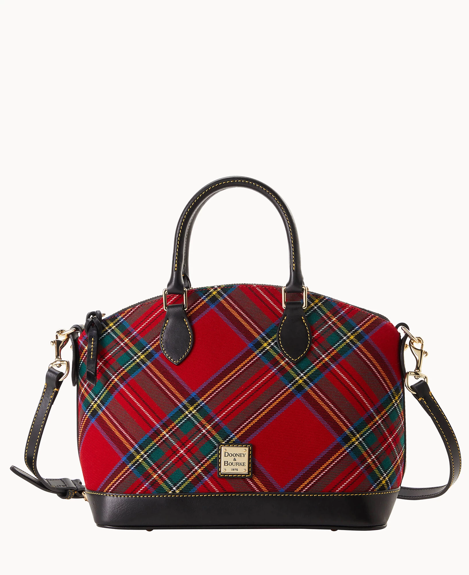 Tartan Darcy Satchel White 15 Tartan Darcy Satchel White - Image 13