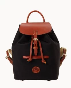 Nylon Small Allie Backpack Black Black -Online Sale Dooney & Bourke B0250G INBLPATN