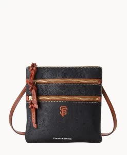 MLB Giants N S Triple Zip Crossbody GIANTS -Online Sale Dooney & Bourke B0298G AWBLPATNGINT 1