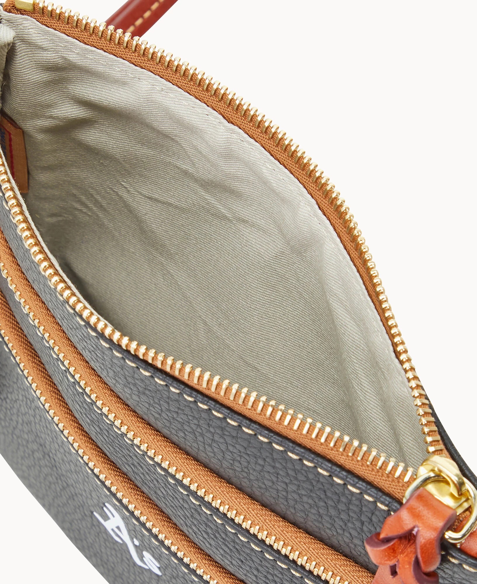 MLB Athletics N S Triple Zip Crossbody ATHLETICS 5 MLB Athletics N S Triple Zip Crossbody ATHLETICS - Image 3