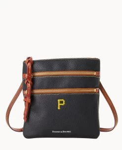 MLB Pirates N S Triple Zip Crossbody PIRATES 19 MLB Pirates N S Triple Zip Crossbody PIRATES -Online Sale Dooney & Bourke B0298G AWBLPATNPRAT 2