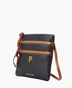 MLB Pirates N S Triple Zip Crossbody PIRATES 12 MLB Pirates N S Triple Zip Crossbody PIRATES -Online Sale Dooney & Bourke B0298G AWBLPATNPRAT ALT1