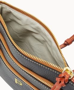 MLB Pirates N S Triple Zip Crossbody PIRATES 13 MLB Pirates N S Triple Zip Crossbody PIRATES -Online Sale Dooney & Bourke B0298G AWBLPATNPRAT ALT2