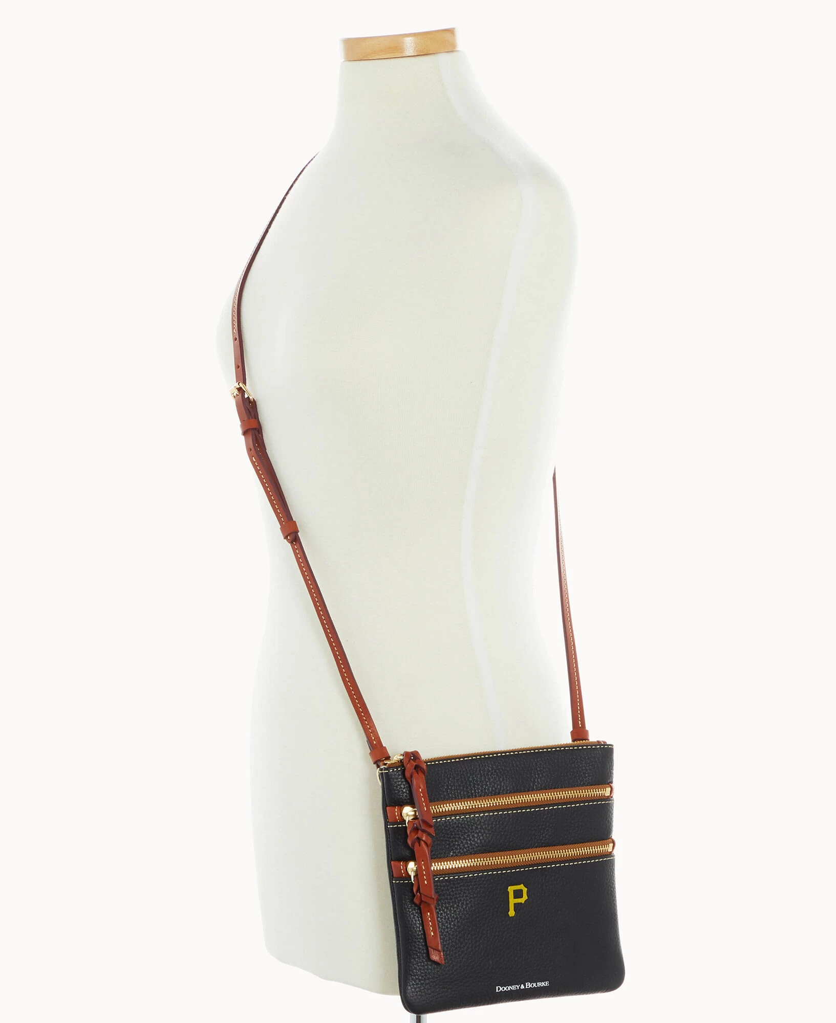 MLB Pirates N S Triple Zip Crossbody PIRATES 6 MLB Pirates N S Triple Zip Crossbody PIRATES - Image 4