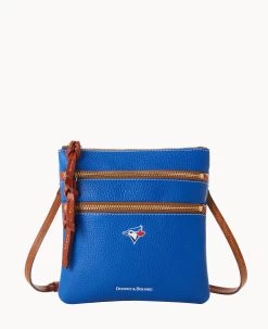 MLB Blue Jays N S Triple Zip Crossbody BLUE JAYS