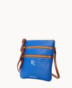 MLB Royals N S Triple Zip Crossbody ROYALS -Online Sale Dooney & Bourke B0298G AWBUPATNRYLS ALT1 1