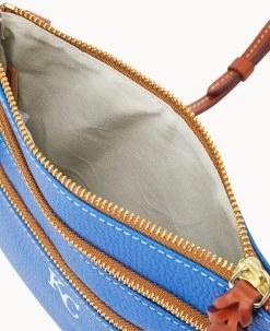 MLB Royals N S Triple Zip Crossbody ROYALS -Online Sale Dooney & Bourke B0298G AWBUPATNRYLS ALT2