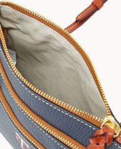 MLB Twins N S Triple Zip Crossbody TWINS -Online Sale Dooney & Bourke B0298G AWNVPATNTWNS ALT2 1