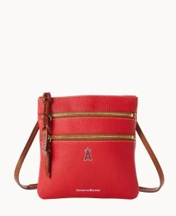 MLB Angels N S Triple Zip Crossbody ANGELS 19 MLB Angels N S Triple Zip Crossbody ANGELS -Online Sale Dooney & Bourke B0298G AWRDPATNANGL 2