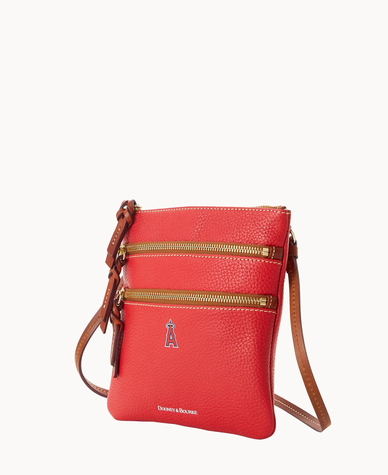 MLB Angels N S Triple Zip Crossbody ANGELS 8 MLB Angels N S Triple Zip Crossbody ANGELS - Image 6