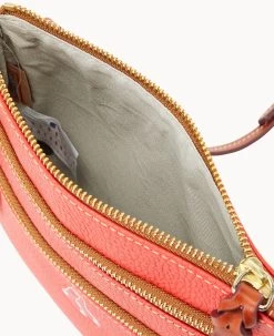 MLB Red Sox N S Triple Zip Crossbody RED SOX -Online Sale Dooney & Bourke B0298G AWRDPATNRDSX ALT2