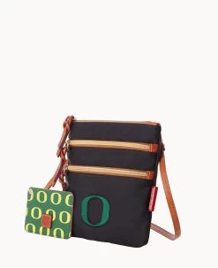 Collegiate University Of Oregon N S Triple Zip W ID Holder OREGON -Online Sale Dooney & Bourke B0298G INBLPATNORE0 ALT1 1