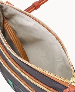 Collegiate University Of Oregon N S Triple Zip W ID Holder OREGON -Online Sale Dooney & Bourke B0298G INBLPATNORE0 ALT2 1