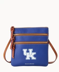 Collegiate University Of Kentucky Triple Zip Crossbody U OF KENTUCKY -Online Sale Dooney & Bourke B0298H AWBUPATNKEN0 1