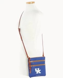 Collegiate University Of Kentucky Triple Zip Crossbody U OF KENTUCKY -Online Sale Dooney & Bourke B0298H AWBUPATNKEN0 ALT4 1
