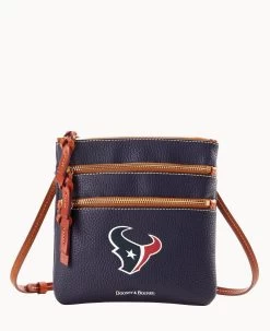 NFL Texans Triple Zip Crossbody TEXANS -Online Sale Dooney & Bourke B0298H AWNVPATNTEXA 1