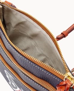 NFL Texans Triple Zip Crossbody TEXANS -Online Sale Dooney & Bourke B0298H AWNVPATNTEXA ALT2 1