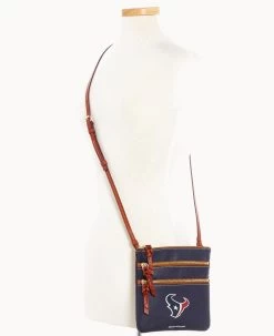 NFL Texans Triple Zip Crossbody TEXANS -Online Sale Dooney & Bourke B0298H AWNVPATNTEXA ALT4 1
