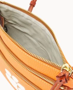 Collegiate Clemson University Triple Zip Crossbody CLEMSON -Online Sale Dooney & Bourke B0298H AWORPATNCLM0 ALT2 1