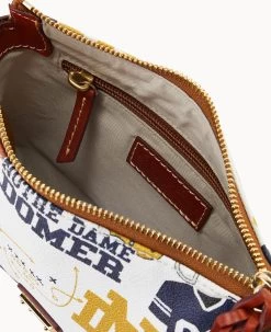 Collegiate University Of Notre Dame Crossbody Pouchette NOTRE DAME -Online Sale Dooney & Bourke B0299G QXMWPATNNTRE ALT2