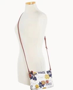 Collegiate University Of Notre Dame Crossbody Pouchette NOTRE DAME -Online Sale Dooney & Bourke B0299G QXMWPATNNTRE ALT4 1
