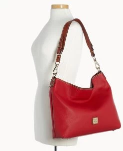Pebble Grain Extra Large Courtney Sac Red -Online Sale Dooney & Bourke B0473G AWRDPATN ALT4 1