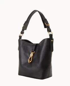 Florentine Lily Bucket Black Black 21 Florentine Lily Bucket Black Black -Online Sale Dooney & Bourke B0546D SCBLSCBL ALT1 1