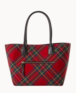 Tartan Small Russel Red 19 Tartan Small Russel Red -Online Sale Dooney & Bourke B0567G TTRDPABL ALT3