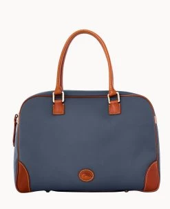 Getaway Cabriolet Bowler Duffle Dark Grey 22 Getaway Cabriolet Bowler Duffle Dark Grey -Online Sale Dooney & Bourke B0581G CBDYPATN 1