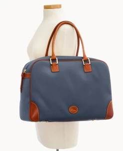 Getaway Cabriolet Bowler Duffle Dark Grey 21 Getaway Cabriolet Bowler Duffle Dark Grey -Online Sale Dooney & Bourke B0581G CBDYPATN ALT4