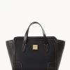 Pebble Grain Small Shopper Black Black