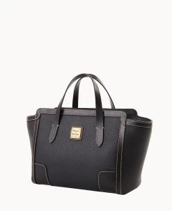 Pebble Grain Small Shopper Black Black 24 Pebble Grain Small Shopper Black Black -Online Sale Dooney & Bourke B0674G AWBLPABL ALT1