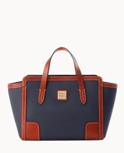 Pebble Grain Small Shopper Black Black 40 Pebble Grain Small Shopper Black Black -Online Sale Dooney & Bourke B0674G AWMDPATN