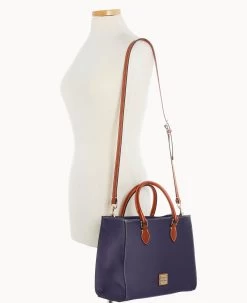 Pebble Grain Janine Midnight Blue -Online Sale Dooney & Bourke B0731G AWMDPATN ALT4