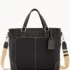 Pebble Grain Newport Tote Black