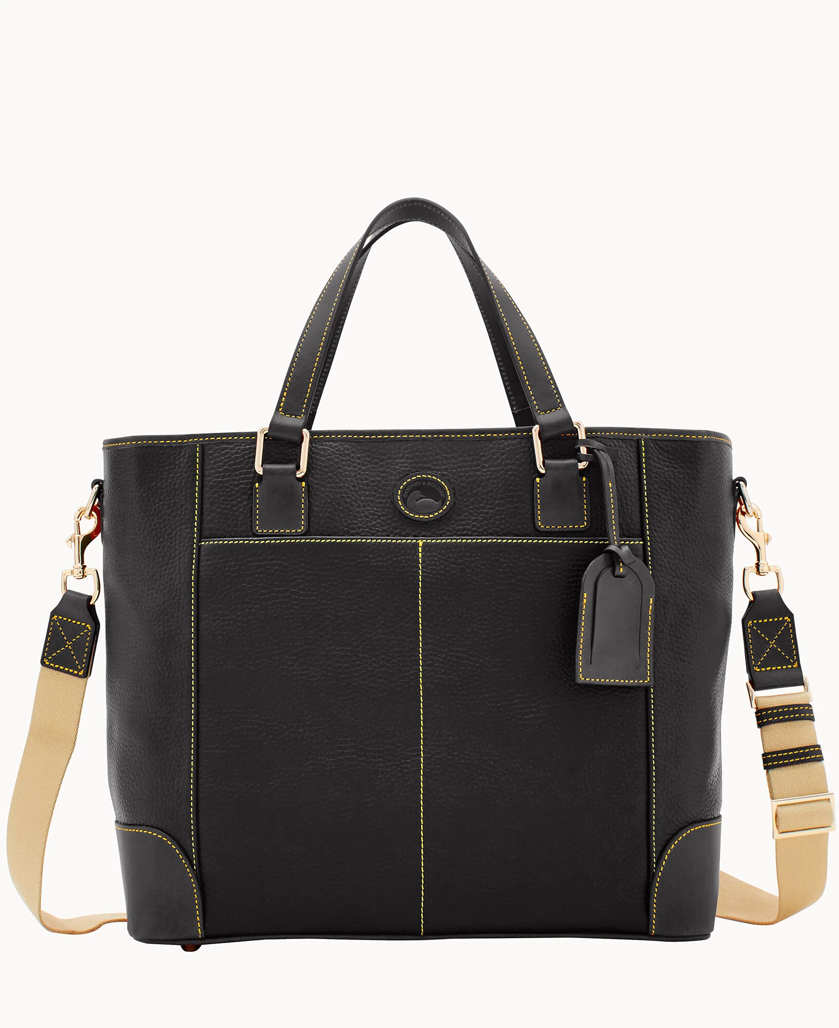 Pebble Grain Newport Tote Black 14 Pebble Grain Newport Tote Black - Image 12